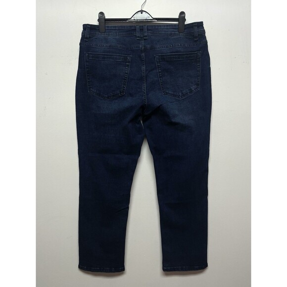 TPJ Slim Thick Men's Stretch Blue Denim Jeans Size W36 L28 - Picture 4 of 13